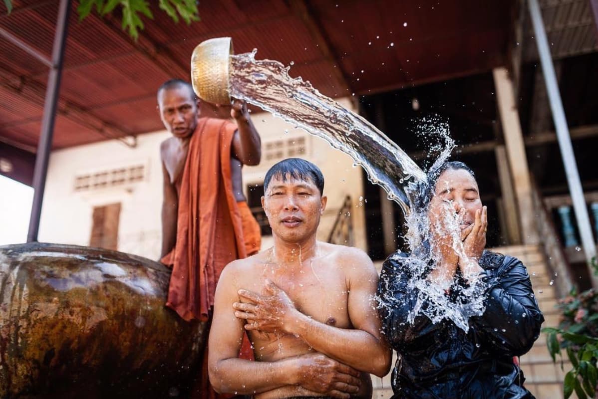 cambodian water blessing